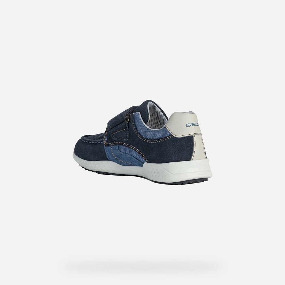 Geox Erkek Çocuk Loafers Lacivert - Snake.2 - YPO-835916